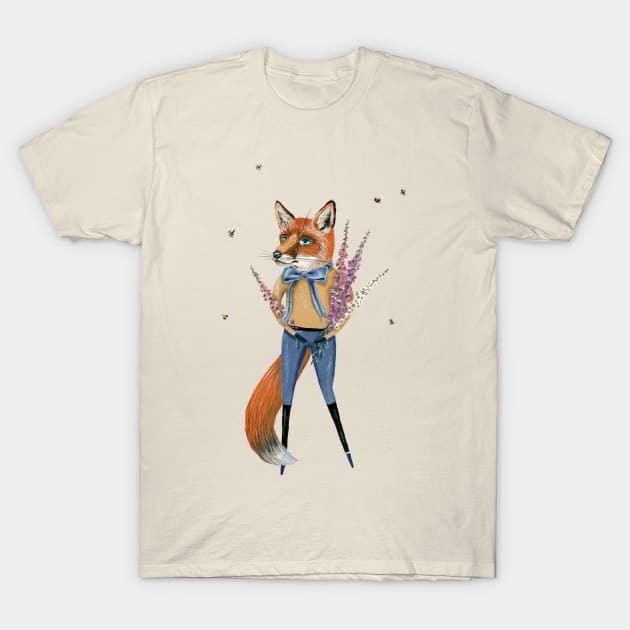 Clarence the fox T-Shirt by KayleighRadcliffe